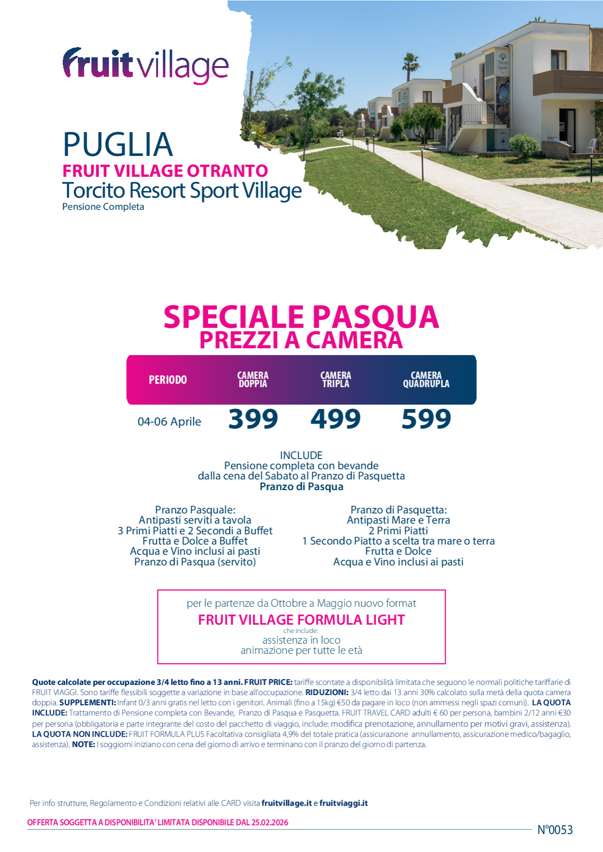 FRUIT VILLAGE Otranto Torcito Resort & Sport Village - Pasqua