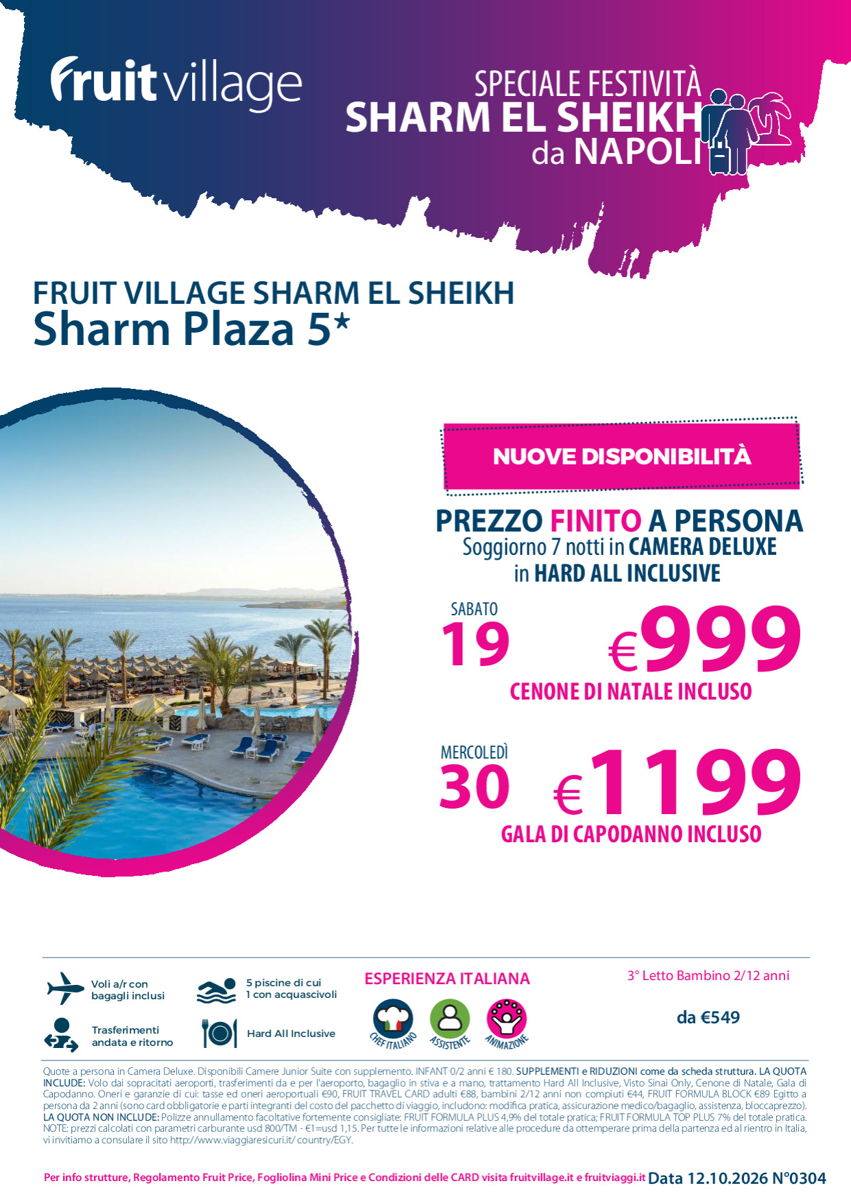 FRUIT VILLAGE Sharm Plaza - Festività da Napoli