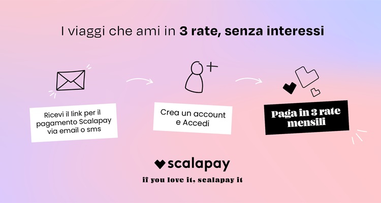 Scalapay FAQ, la tua vacanza in tre rate: tutte le informazioni