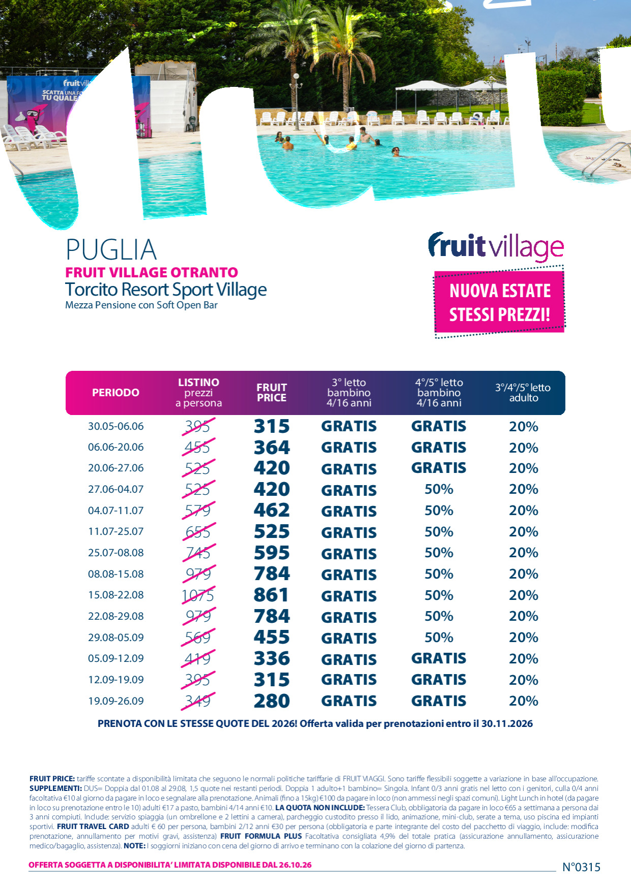 FRUIT VILLAGE Otranto Torcito Resort e Sport Village